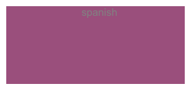                           spanish